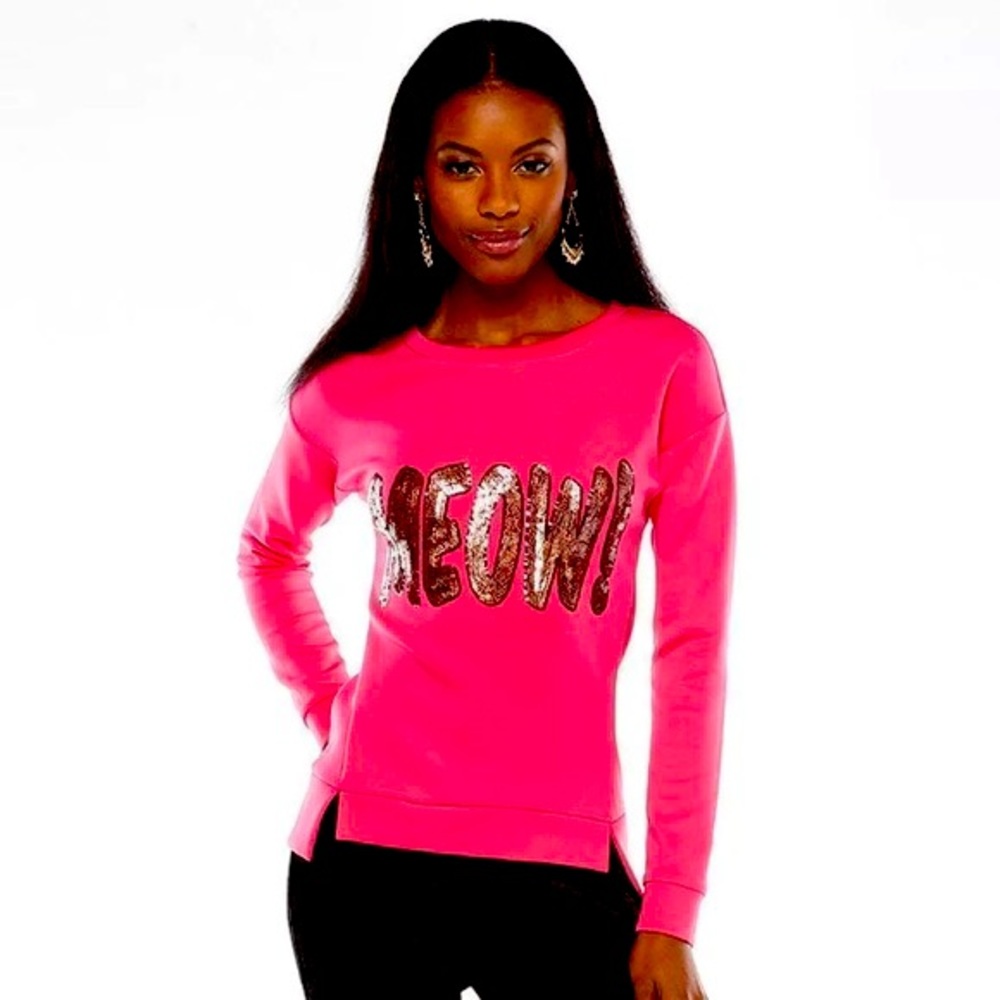 Juicy Couture Meou Long sleeve top size M